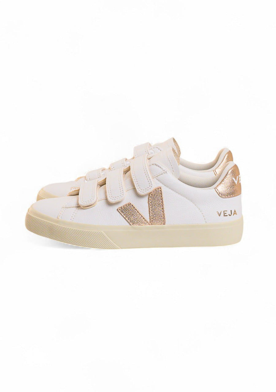 TÊNIS VEJA RECIFE LEATHER WHITE PLATINE