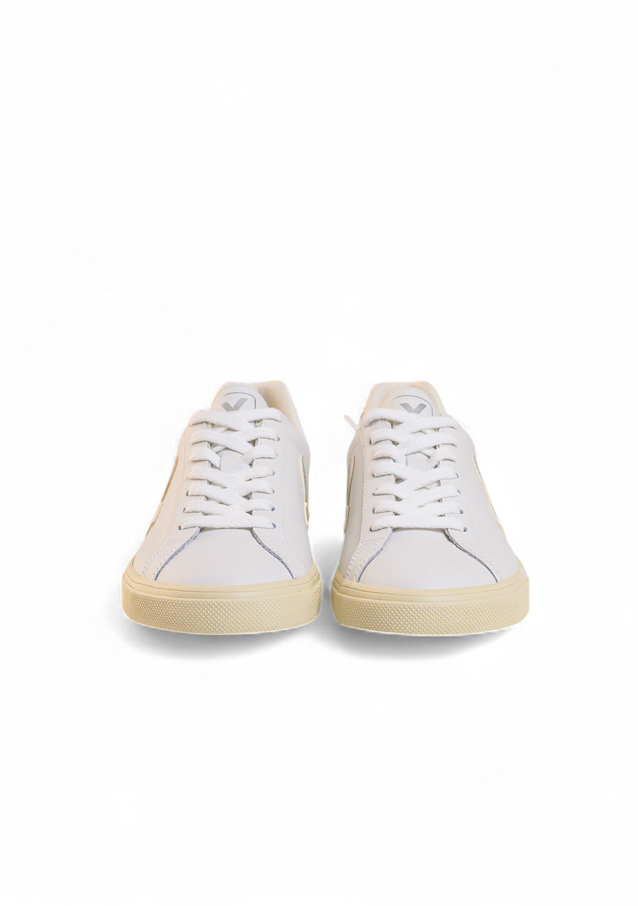 TÊNIS VEJA ESPLAR LOGO LEATHER WHITE SILVER