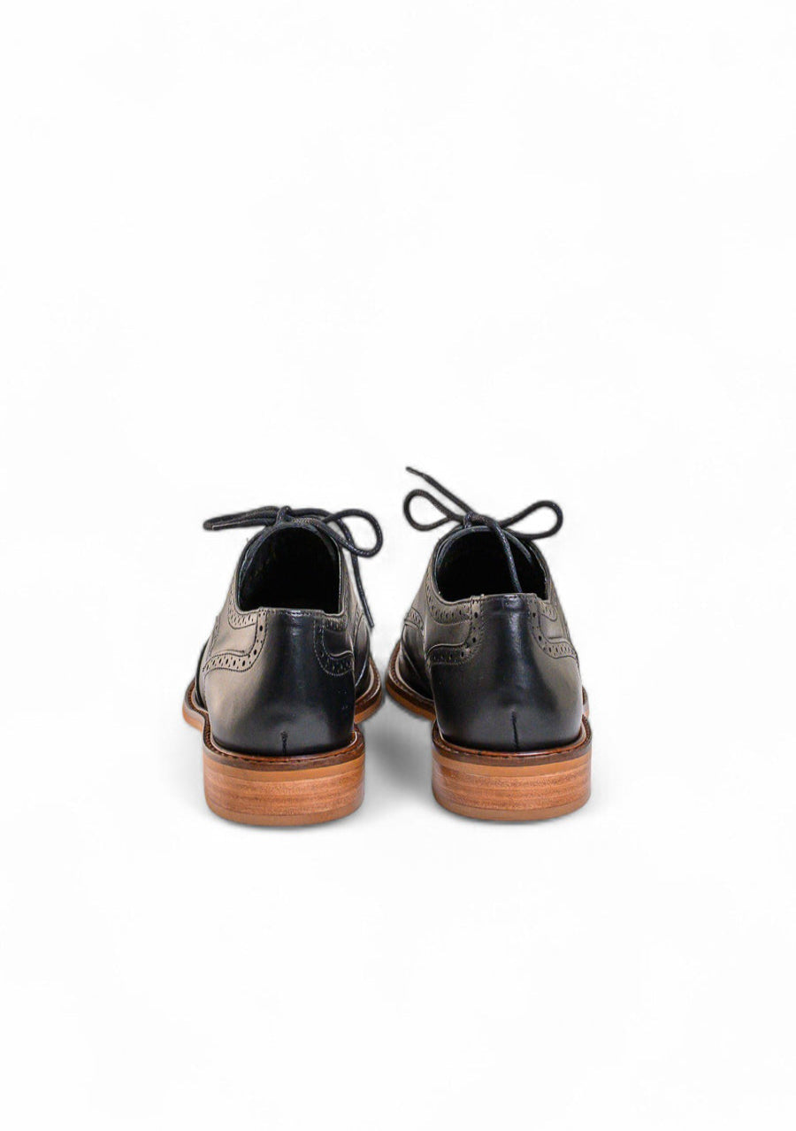 SAPATO ATERRIZA OXFORD FEMININO COURO PRETO