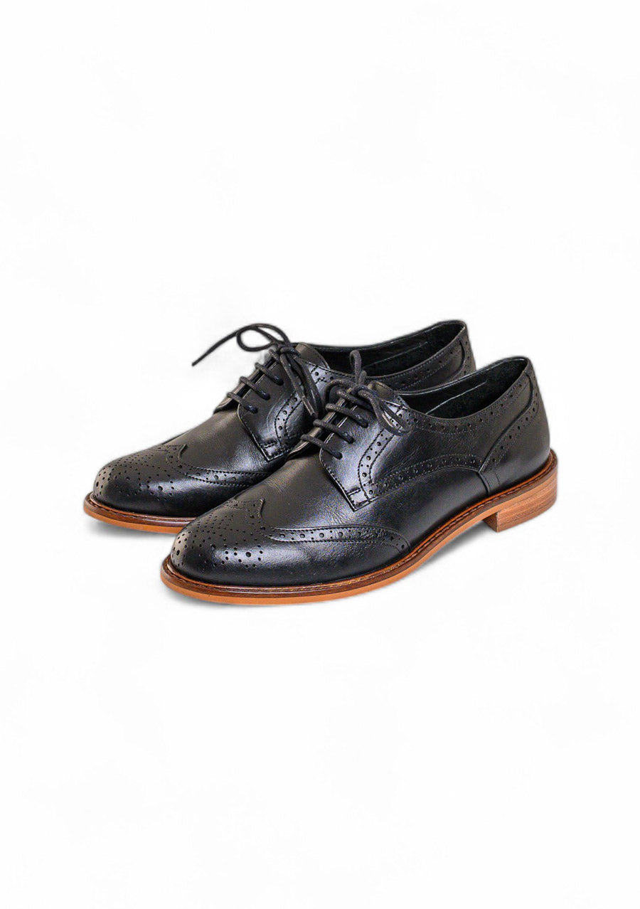 SAPATO ATERRIZA OXFORD FEMININO COURO PRETO