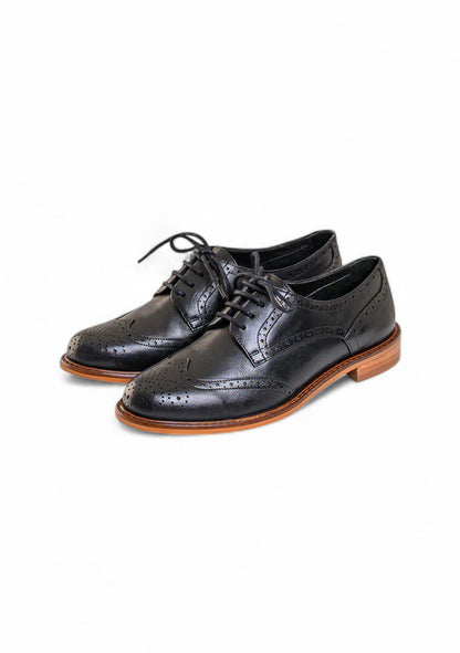 SAPATO ATERRIZA OXFORD FEMININO COURO PRETO
