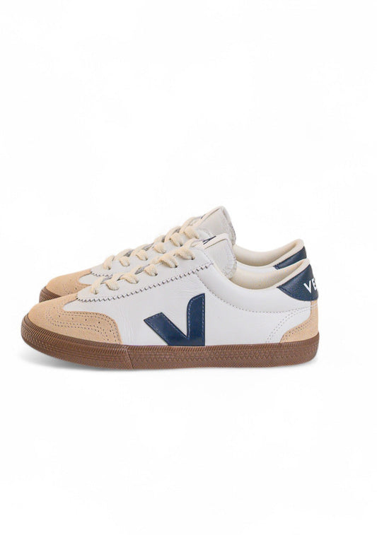 TÊNIS VEJA VOLLEY LEATHER WHITE NAUTICO
