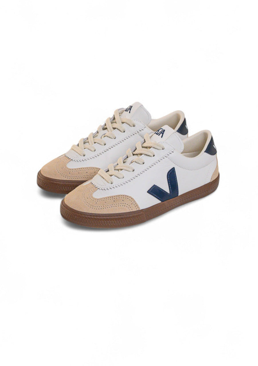 TÊNIS VEJA VOLLEY LEATHER WHITE NAUTICO